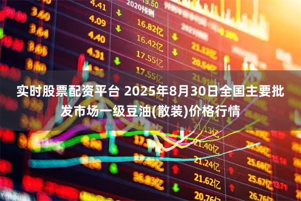 实时股票配资平台 2025年8月30日全国主要批发市场一级豆油(散装)价格行情